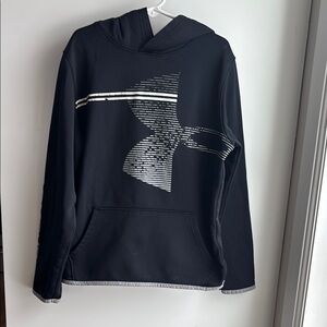 Under Armour Black and Gray Kids Hoodie